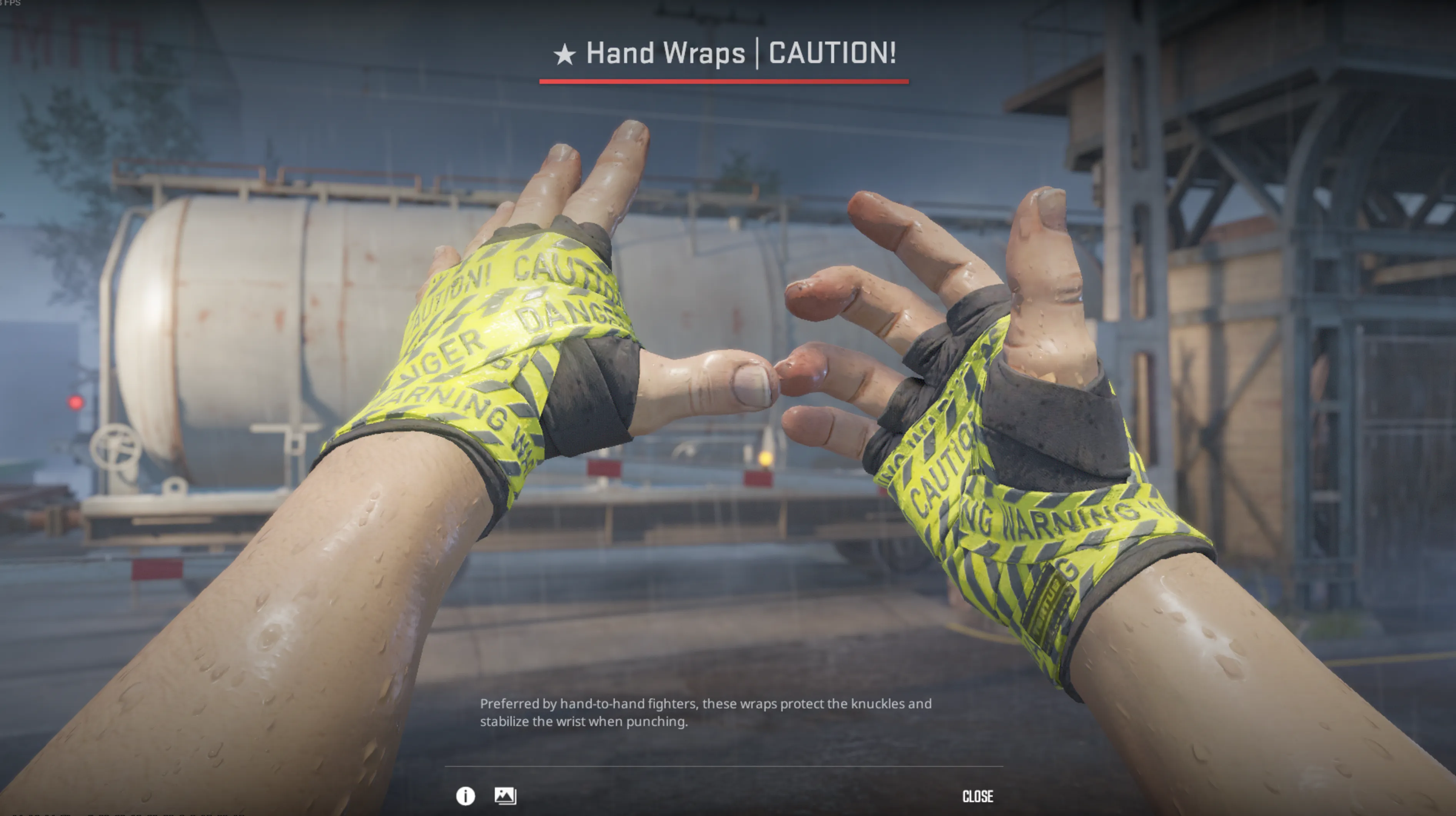 Hand Wraps CAUTION field tested